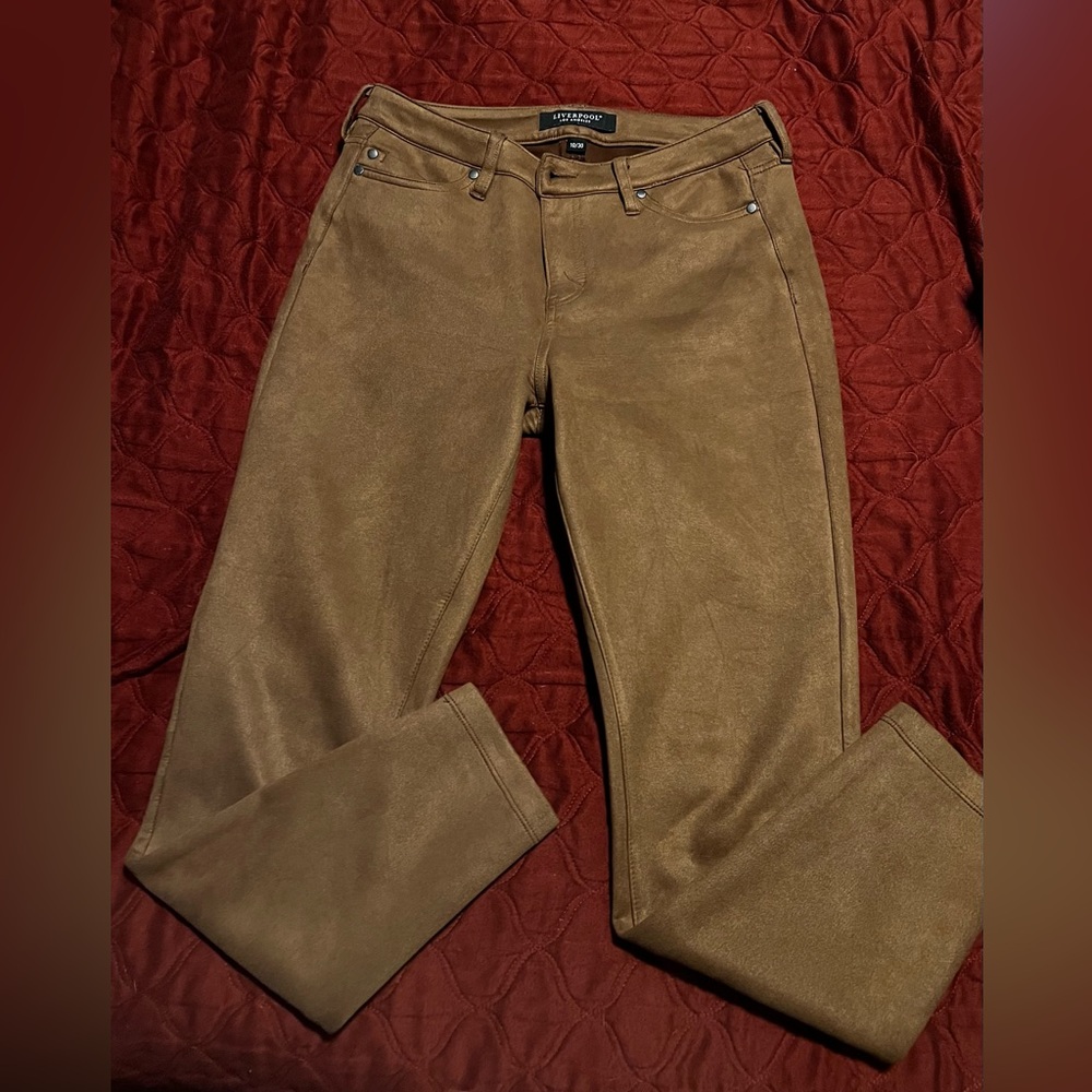Liverpool, Ankle Skinny, Caramel color. Size 10/30